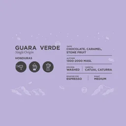 Guara Verde coffee beans from Rocketfuel Coffee