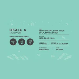 Okalu A coffee beans from Rocketfuel Coffee