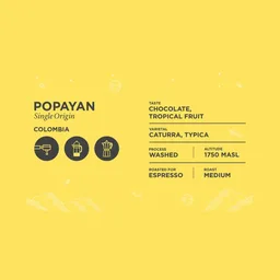 Popayan coffee beans from Rocketfuel Coffee