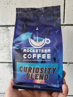 Curiosity Blend coffee beans from Rocketeer Coffee Roasters ADL