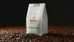 Organic Blend coffee beans from Romeo Coffee Roaster