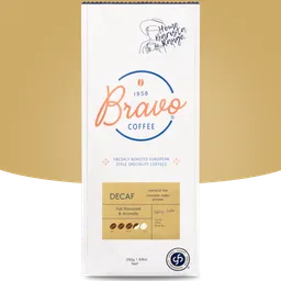 Bravo Decaffeinated Mountain Water coffee beans from Ronita