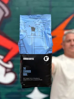 The Common Man coffee beans from Rubia Coffee