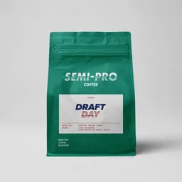 Draft Day Seasonal Espresso Blend coffee beans from Semi-Pro Coffee