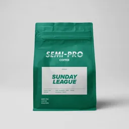 Sunday League Espresso Blend coffee beans from Semi-Pro Coffee