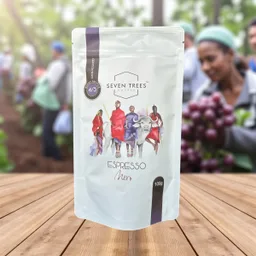 Espresso Nero · Sample coffee beans from Seven Trees Coffee