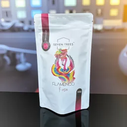 Flamenco Rosa · Sample coffee beans from Seven Trees Coffee
