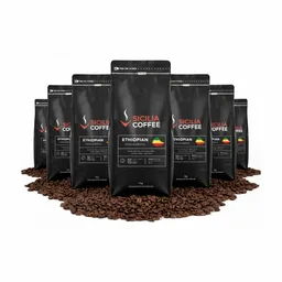 Yirgacheffe coffee beans from Sicilia Coffee