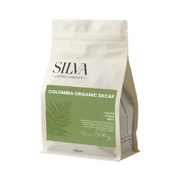 Organic Decaf coffee beans from Silva Coffee Roasters