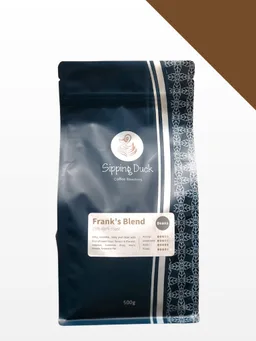 Frank's Blend coffee beans from Sipping Duck Coffee Roasters