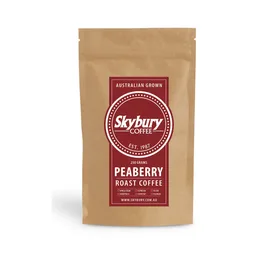 Peaberry coffee beans from Skybury Coffee