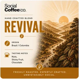 Revival Blend coffee beans from Social Coffee Cairns