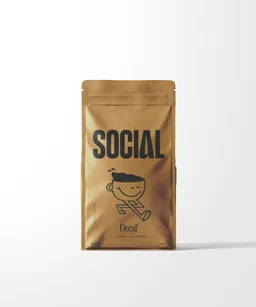 Decaf coffee beans from Social Espresso