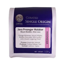 Preanger Malabar coffee beans from SOHO Coffee Roasters