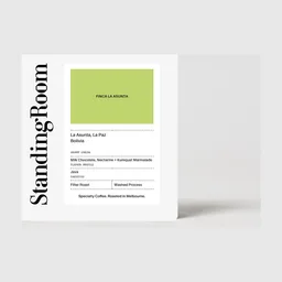 Finca La Asunta coffee beans from Standing Room Coffee