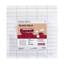 Black Field Blend coffee beans from Stitch Coffee