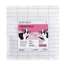Higgs Field coffee beans from Stitch Coffee