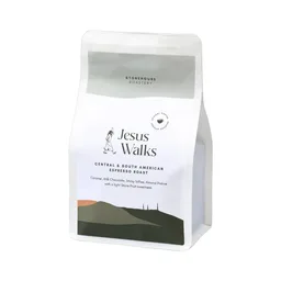 Jesus Walks coffee beans from Storehouse Roastery
