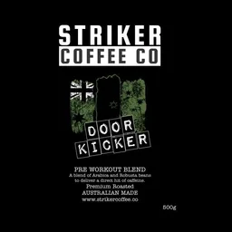 Door Kicker coffee beans from Striker Coffee Co.