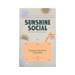 Popayan Reserve coffee beans from Sunshine Social