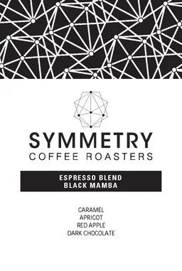 Black Mamba coffee beans from Symmetry Coffee Roasters