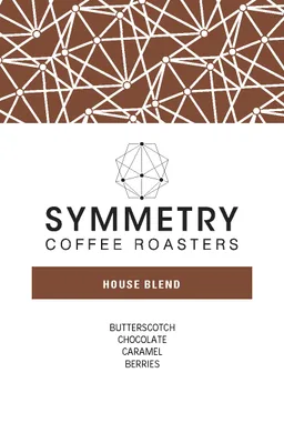 House Blend coffee beans from Symmetry Coffee Roasters