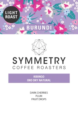 Kibingo Oro Dry Natural · Light coffee beans from Symmetry Coffee Roasters