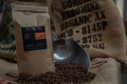 Gold coffee beans from Tasmanian Coffee Roasters
