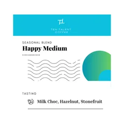 Happy Medium coffee beans from Ten Talent Coffee