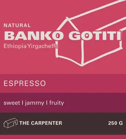 Banko Gotiti coffee beans from The Carpenter Coffee