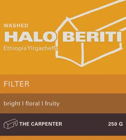 Halo Beriti coffee beans from The Carpenter Coffee