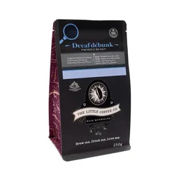 Decaf Debunk coffee beans from The Little Coffee Co