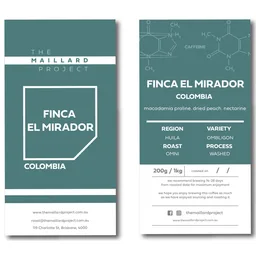 Finca El Mirador coffee beans from The Maillard Project