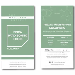 Finca Patio Bonito Mixed coffee beans from The Maillard Project