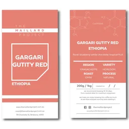 Gargari Gutity Red coffee beans from The Maillard Project