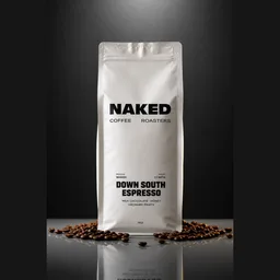 Down South Espresso coffee beans from The Naked Bean Coffee Roasters