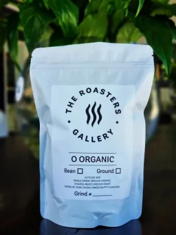 Organic Espresso coffee beans from The Roasters Gallery