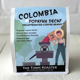 Popayan Decaf coffee beans from The Town Roaster