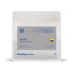 Decaf coffee beans from Therefore Coffee