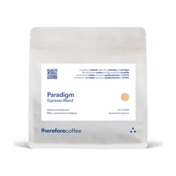 Paradigm Espresso Blend coffee beans from Therefore Coffee