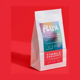 Flux Blend coffee beans from Timely Coffees