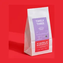 Timely Three coffee beans from Timely Coffees