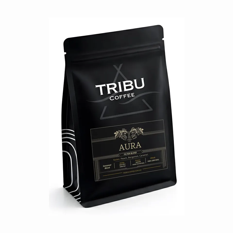 Aura Filter Blend coffee beans from Tribu Coffee