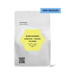 Elkin Guzman coffee beans from Twin Peaks Coffee Roasters