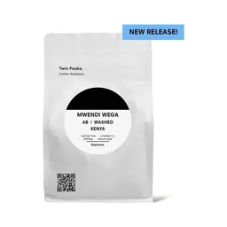 Mwendi Wega coffee beans from Twin Peaks Coffee Roasters