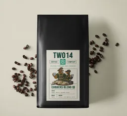 Cobbers Blend coffee beans from Two 14 Coffee Co