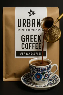 Greek Coffee coffee beans from Urbano Organic Coffee Traders
