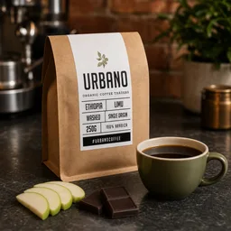 Limu Washed Organic Single Origin coffee beans from Urbano Organic Coffee Traders