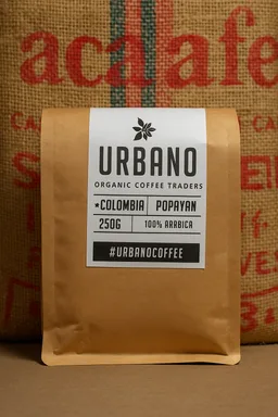 Popayan Reserve coffee beans from Urbano Organic Coffee Traders