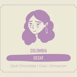 Colombia Decaf coffee beans from Vice Coffee Roasters